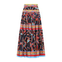Dolce & Gabbana Popeline Midi Carretto Skirt