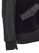 Blancha 'Merino Straight Nylon' Bomber con cappuccio,