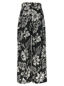 Pantalon à imprimé floral sacai