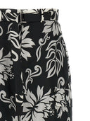 Pantalon à imprimé floral sacai