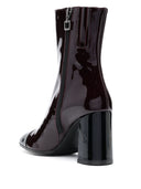 Carel Paris Brown/Black Patent Leather