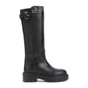 Bottes en cuir Miu Miu