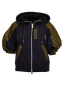 Sacai Nylon Insert Hoodie