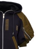 Sacai Nylon Insert Hoodie