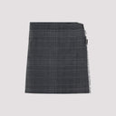 Balenciaga Pleated Mini Skirt