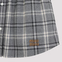 Miu Miu Cotton Midi Skirt