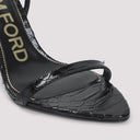 Tom Ford Semi Shiny Printed Python Sandals