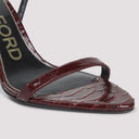 Tom Ford Semi Shiny Printed Python Sandals