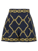 Twin Set Chain Print Shorts