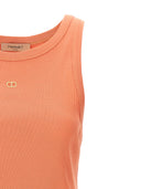 Twin Set Logo Embroidery Tank Top