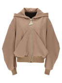 The Attico Logo Hooded Bomber Jacket