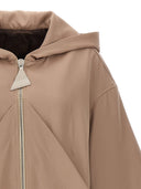 The Attico Logo Hooded Bomber Jacket
