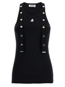 The Attico Metal Button Top