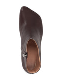 Niccolò Pasqualetti Obliqua Block Heel Booties Calfskin