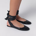 The Attico Black Cloe Ballerina