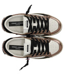 Zapatilla de zapatilla bronzo/bianco crime londres