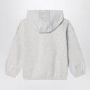 Mini con cappuccio di cotone organico grigio grigio