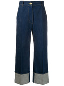 Patou Iconic Cuffed Jeans