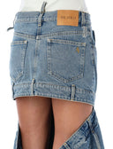 Der Attico -Röcke blau