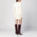 Isabel Marant Étoile Garner Écru Woll -Strickkleid