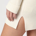 Isabel Marant Étoile Garner Écru Woll -Strickkleid