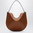 Isabel Marant Oskan zachte cognac gekleurde hobo -tas