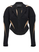 Mugler Mesh Insert Blazer