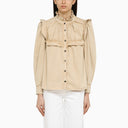 Isabel Marant étoile Idety Beige Cotton Shirt