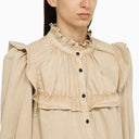 Isabel Marant étoile Idety Beige Cotton Shirt
