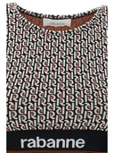 PACO Rabanne "Monogram" Sports Top