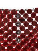 Jupe à paillettes en plastique Paco Rabanne