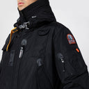 Parajumpers chaqueta de bombardero glaseado con acolchado