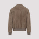 Brunello Cucinelli Leather Bomber Jacket