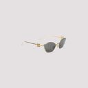Loewe Eyewear Anagram Metal Hexagon Sunglasses