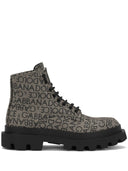 Dolce & Gabbana Jaquard Boots rivestito