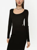 Dolce & Gabbana Costine Milan Dress With Dg Logo