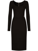 Dolce & Gabbana Costine Milan Dress With Dg Logo