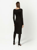 Dolce & Gabbana Costine Milan Dress With Dg Logo