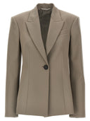 The Attico Single Breasted Wool Blazer