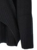 阁楼不对称毛衣