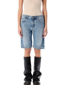 I pantaloncini blu attico