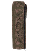 attico“头巾”印刷了围裙