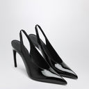 The Attico Black Viper Slingback