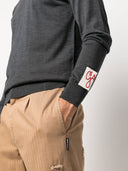 Golden Goose Golden M`s Regular Knit Crew Neck Light Wool Merino