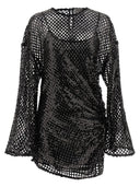 Attico Sequin Mesh Dress