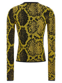 Il cardigan jacquard in pitone Attico