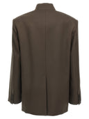 The Attico Maxi Shoulder Strap Blazer