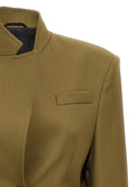 El blazer de la correa de hombro Atico Maxi