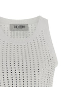 The Attico Rhinestone Tank Top