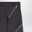 The Attico Dark Grey Trousers With Zip Details